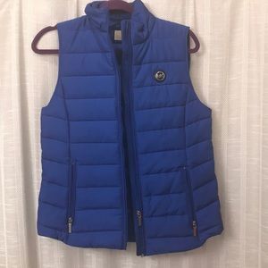 Micheal Kors Blue puffer vest